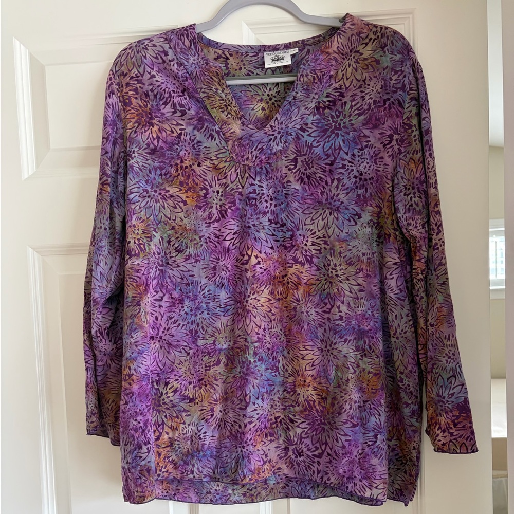 Very Vineyard Summer Rayon Tunic